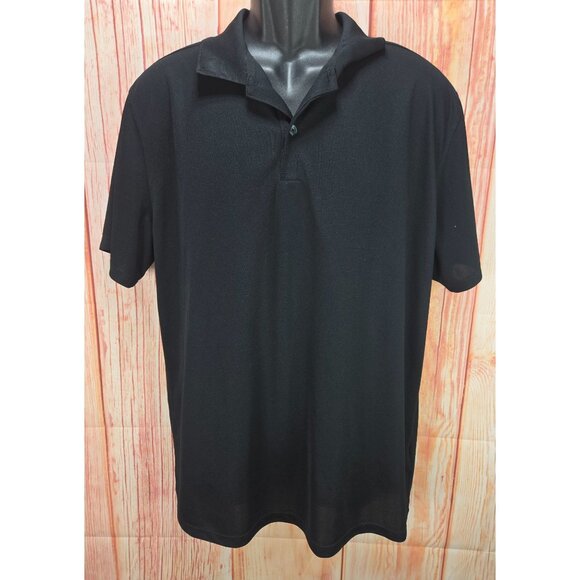 Nike Dri-FIT Mens Golf Polo Shirt Black Size Large - Picture 1 of 8